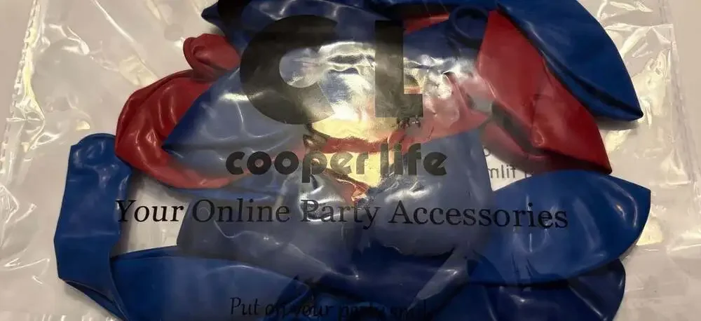 Cooper Life Aviation Themed Party Decoration Set Banner, Cake & Cupcakes Toppers